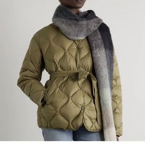 Rag and bone quilted puffer XS in olive color